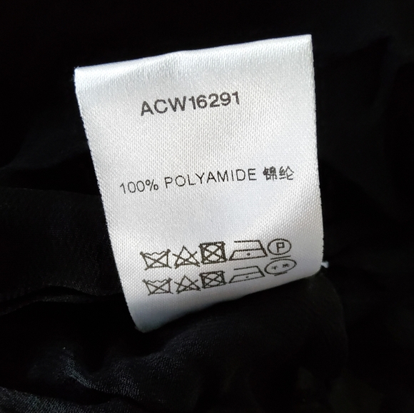 Amen Couture Black Polka Dot Tiered Mesh Lace Blouse - Picture 11 of 15